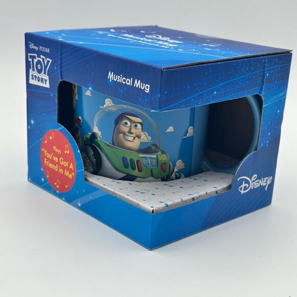 DISNEY PIXAR‎ Toy Story Musical Mug Buzz Lightyear NWT in Box - Picture 1 of 5